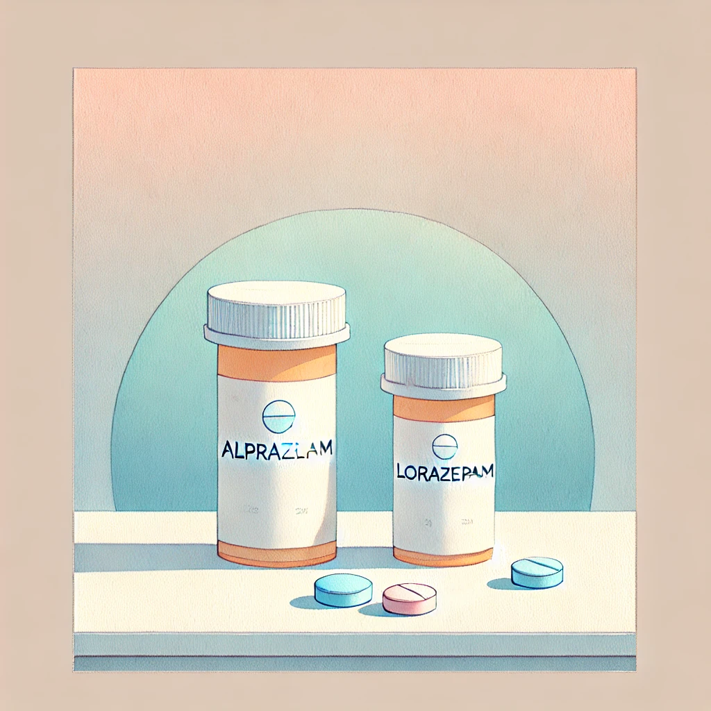 alprazolam and lorazepam