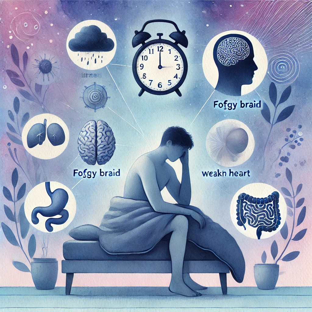 تاثیر بی خوابی بر بدن